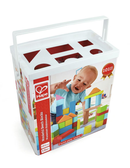 BLOQUES DE MADERA 101 PZS