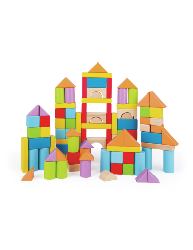 BLOQUES DE MADERA 101 PZS