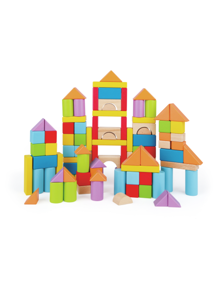 BLOQUES DE MADERA 101 PZS