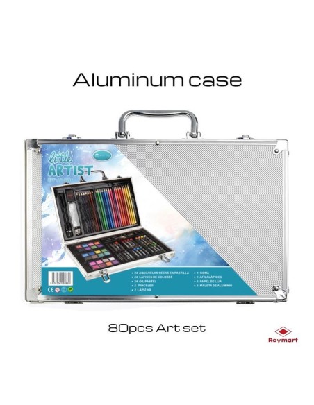 MALETA METALICA  ART ESTUDIO 80 PZS