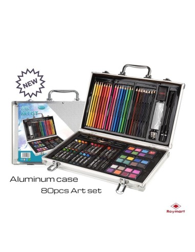 MALETA METALICA  ART ESTUDIO 80 PZS