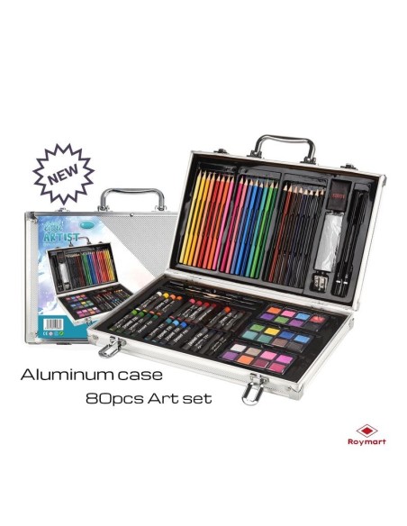 MALETA METALICA  ART ESTUDIO 80 PZS