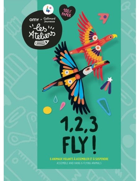 GALLIMARD JEUNESSE - 1,2,3 FLY!
