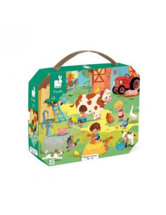 JANOD - PUZZLE 24PZS UN DIA EN LA GRANJA