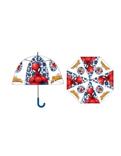 PARAGUAS INFANTIL TRASPARENTE SPIDERMAN