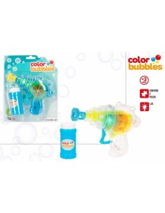 PISTOLA POMPAS CON LUZ