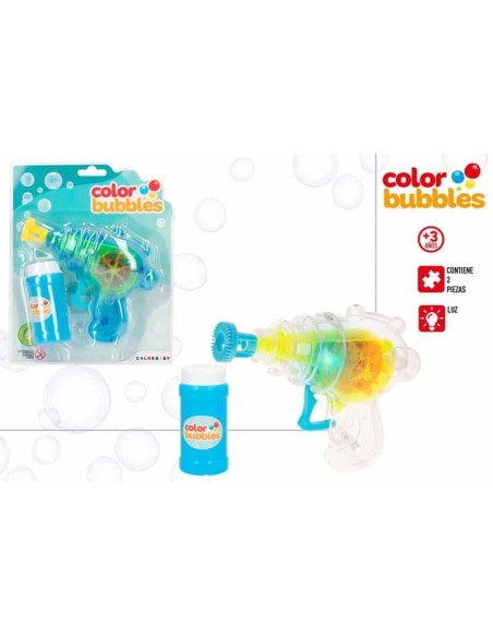 PISTOLA POMPAS CON LUZ