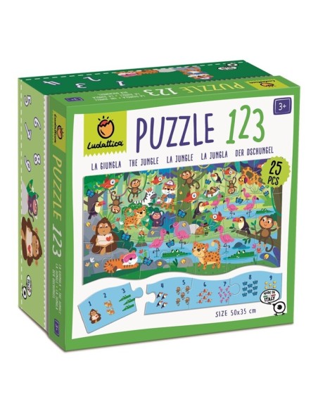 LUDATTICA - PUZZLE 123 LA JUNGLA