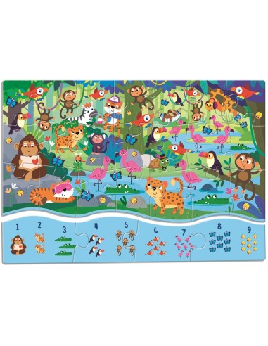 LUDATTICA - PUZZLE 123 LA JUNGLA