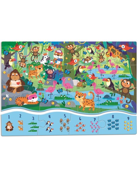LUDATTICA - PUZZLE 123 LA JUNGLA