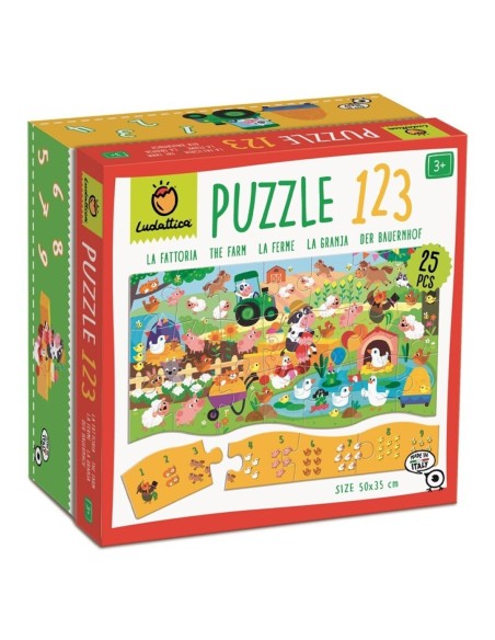 LUDATTICA - PUZZLE 123 LA GRANJA