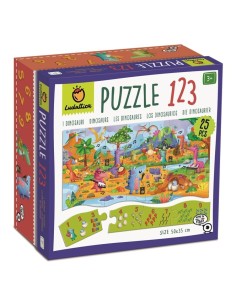 LUDATTICA - PUZZLE 123 LOS DINOSAURIOS