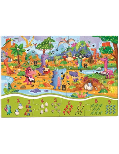LUDATTICA - PUZZLE 123 LOS DINOSAURIOS