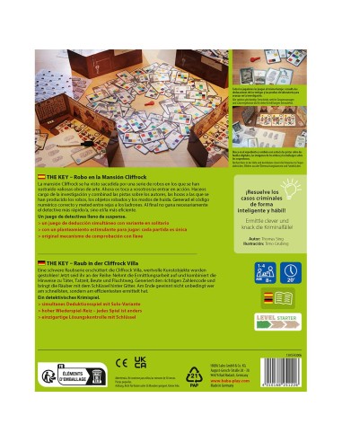 HABA - THE KEY: ROBO EN LA MANSION CLIFFLOCK