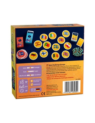 HABA - JUEGO QUIZ CHALLENGE EUROPA