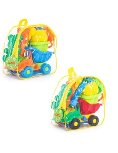 SET DE PLAYA EN MOCHILA