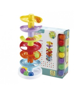 TACHAN - TOBOGAN DE BOLAS DE COLORES 6 ALTURAS 47 CM