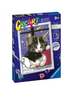 RAVENSBURGER - CREART! PINTA CON NUMEROS GATITOS