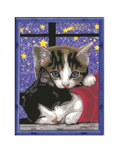 RAVENSBURGER - CREART! PINTA CON NUMEROS GATITOS 2