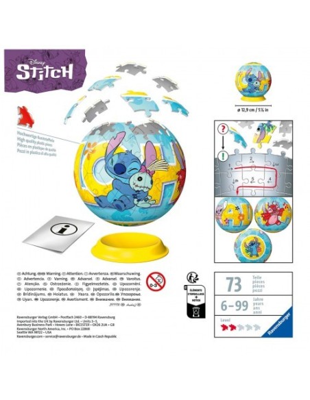 RAVENSBURGER - PUZZLE BALL 3D STITCH