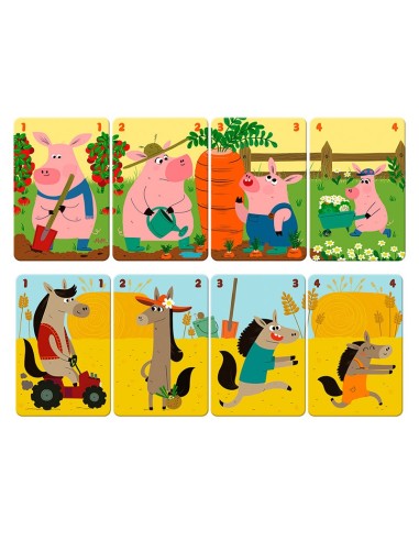 JANOD - JUEGO DE CARTAS  FAMILY FARM