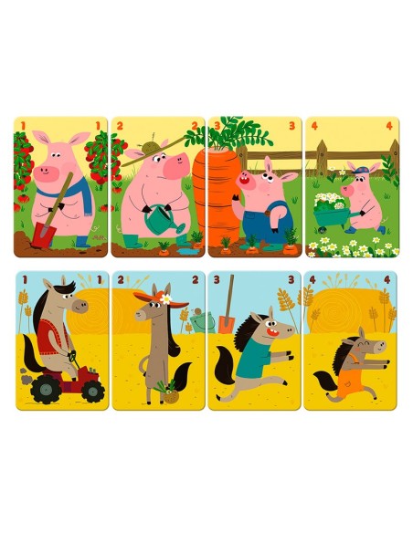 JANOD - JUEGO DE CARTAS  FAMILY FARM