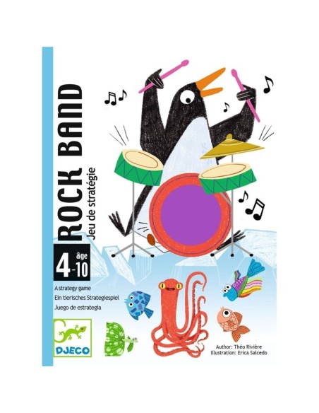 DJECO - JUEGO DE CARTAS ROCK BAND