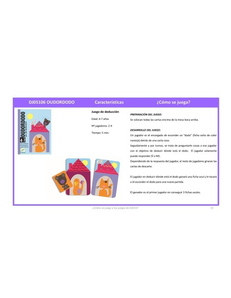 DJECO - JUEGO DE CARTAS OUDORDODO