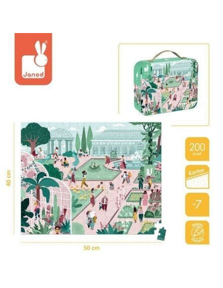 JANOD - PUZZLE JARDIN BOTANICO 200 PZAS