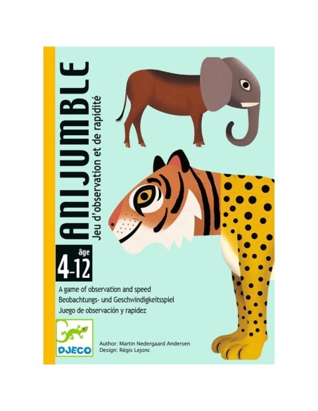 DJECO - JUEGO DE CARTAS ANIJUMBLE