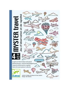 DJECO - JUEGO DE CARTAS MYSTER TRAVEL