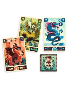 DJECO - JUEGO DE CARTAS DRAGON DECK 2