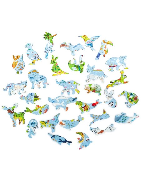 UNIDRAGON - PUZZLE MAPA MUNDIAL INFANTIL 100PZS