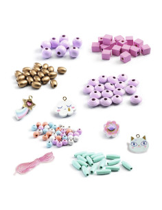 DJECO - PERLAS DE MADERA ARCO IRIS 2