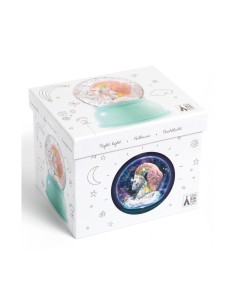 DJECO - LAMPARA BOLA DE NIEVE UNICORNIO