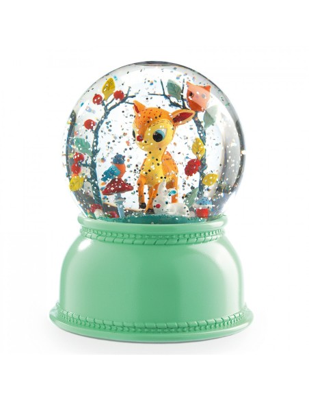 DJECO - LAMPARA BOLA DE NIEVE CIERVO