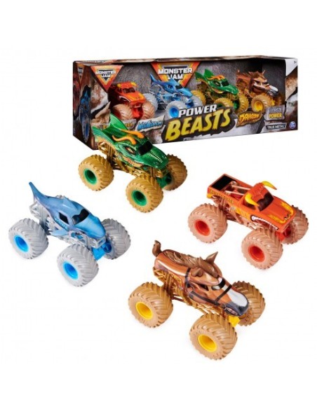 SPIN MASTER -MONSTER JAM SURTIDO DIE CAST  PACK 4