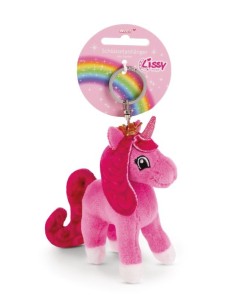 NICI - LLAVERO LISSY PONY UNICORNIO ROSA/ROSA INTENSO 10CM