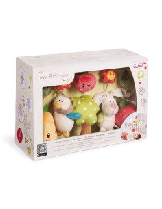 NICI - MOVIL MUSICAL CONEJO Y BUHO CON 5 FIGURAS