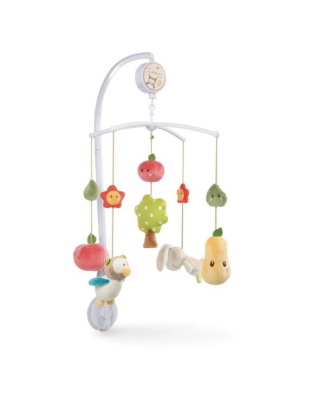 NICI - MOVIL MUSICAL CONEJO Y BUHO CON 5 FIGURAS