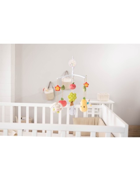 NICI - MOVIL MUSICAL CONEJO Y BUHO CON 5 FIGURAS