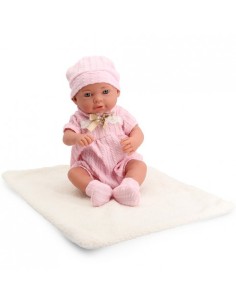 TACHAN - BEBÉ 40CM CONJUNTO DE ENCAJE ROSA