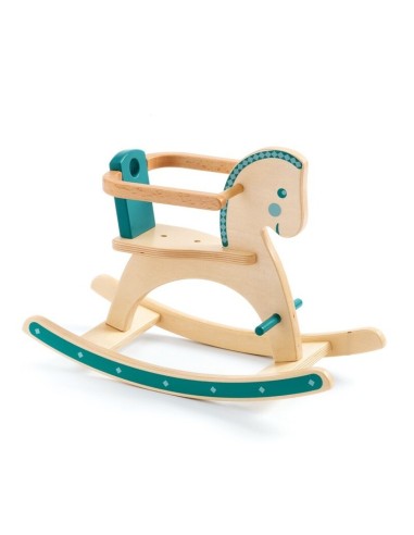 DJECO - POMEA BALANCIN DE MADERA PARA MUÑECAS