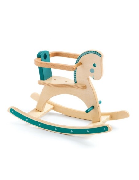 DJECO - POMEA BALANCIN DE MADERA PARA MUÑECAS