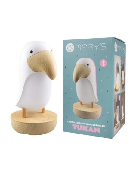 DJECO MARYS - LAMPARA DE NOCHE TUCAN CON ALTAVOZ BLUETOOTH