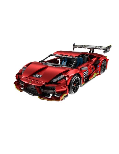 DJECO - IMMASTER 1:10 WIND RED ELECTROPLATE SUPERCAR 1835 PZS