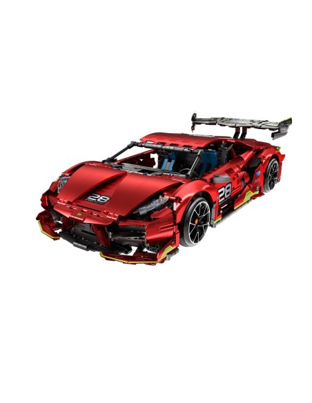 DJECO - IMMASTER 1:10 WIND RED ELECTROPLATE SUPERCAR 1835 PZS