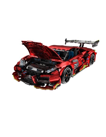 DJECO - IMMASTER 1:10 WIND RED ELECTROPLATE SUPERCAR 1835 PZS