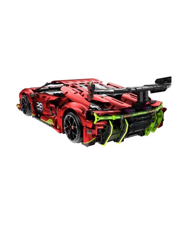 DJECO - IMMASTER 1:10 WIND RED ELECTROPLATE SUPERCAR 1835 PZS