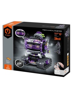 DJECO - IMMASTER ROBOT LILA CON PANELES 3 EN 1 458 PZS
